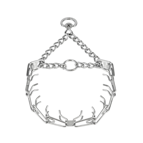 COASTAL Herm Sprenger Pinch Collar - Steel Chrome-Plated / X-Large (20in x 3.8mm) - Pet Collars & Harnesses 1
