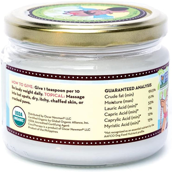 Cocotherapy Virgin Coconut Oil Supportive Care for Dogs Cats & Birds - Pet Vitamins & Supplements 2