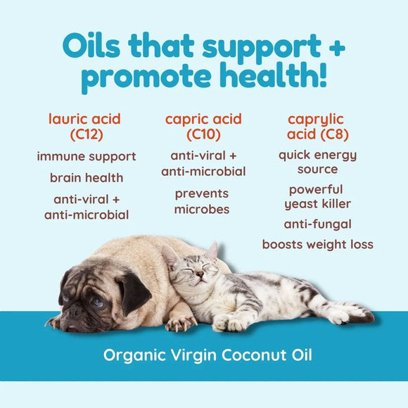 Cocotherapy Virgin Coconut Oil Supportive Care for Dogs Cats & Birds - Pet Vitamins & Supplements 3