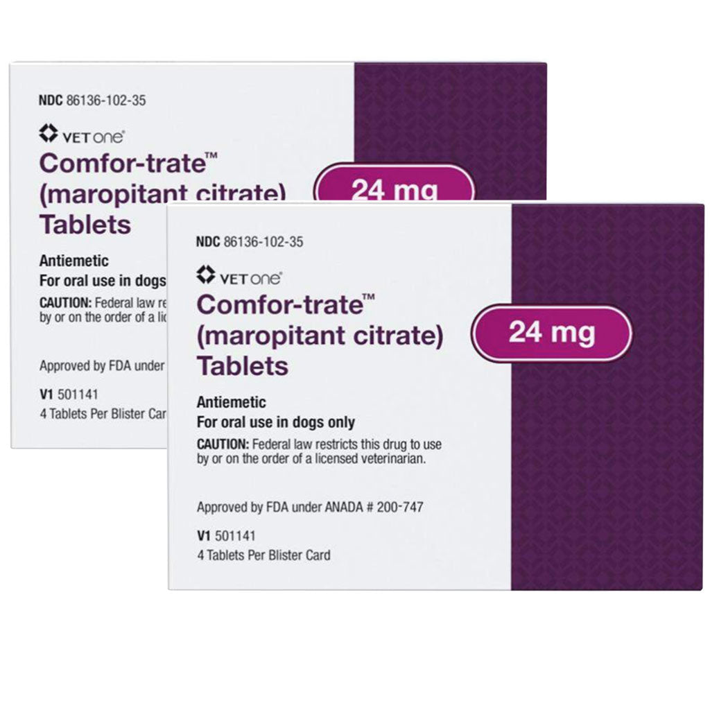 VetOne Comfor-trate Maropitant Citrate Tablets for Dogs, 24mg