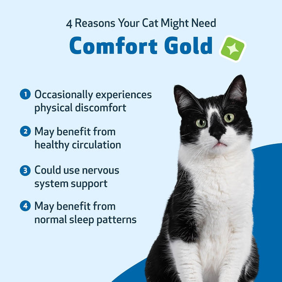 Comfort Gold for Occasional Physical Discomfort in Cats - Cat Supplements & Vitamins 4