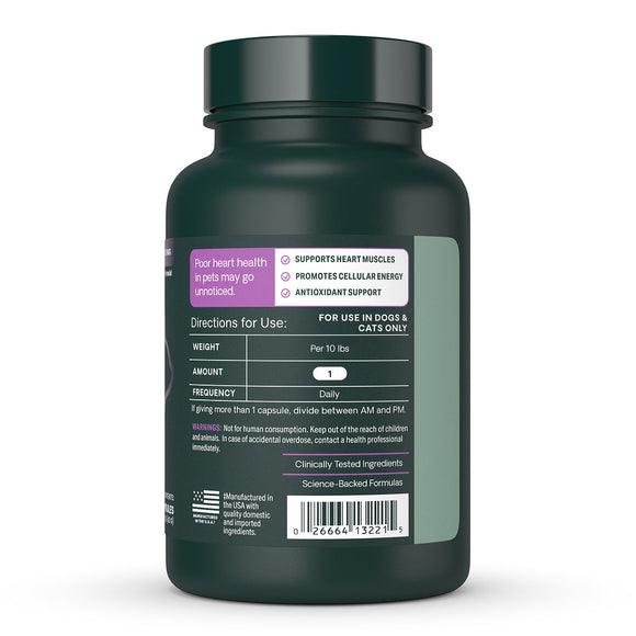 CoQ10 Healthy Heart Capsules for Dogs and Cats