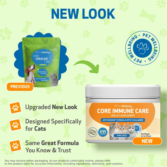 CORE IMMUNE CARE Daily Antioxidant and Nutritional Supplement for Dogs and Cats (3.7 oz) - Dog & Cat Supplements &