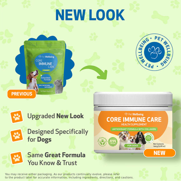 CORE IMMUNE CARE Daily Antioxidant and Nutritional Supplement for Dogs and Cats (3.7 oz) - Dog & Cat Supplements &