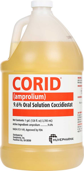Corid (Amprolium) 9.6% Oral Solution - 1 gallon - Pet Vitamins & Supplements 2