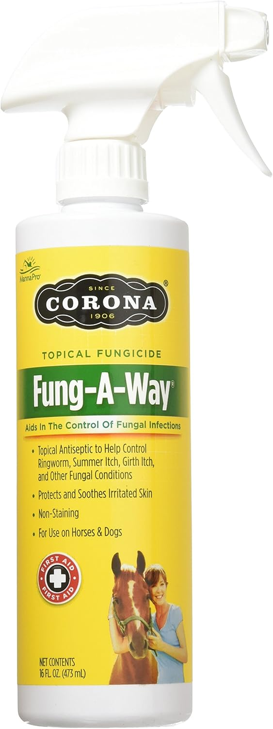 Corona Fung-A-Way Anti-Fungal Spray for Horses (16 oz) - Pet Medicine 1