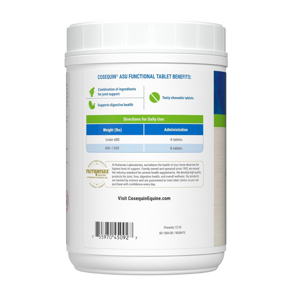Nutramax Cosequin ASU Joint & Digestive Health Tab for Horses - Tablet Benefits
