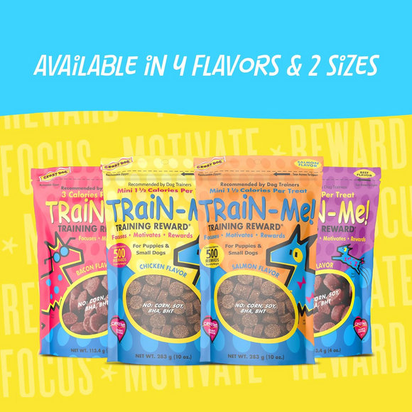 Crazy Dog Train-Me! Training Treats Bacon Flavor For Dogs (16 oz) - Training Dog Treats 8