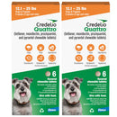 Credelio Quattro Flavored Chewable Tablets for Dogs, 12.1 to 25 lbs, 12 tablets