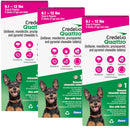 Credelio Quattro Flavored Chewable Tablets for Dogs - 6.1 to 12 lbs (Pink) / 3 Chewable Tablets (3 month supply) - Pet