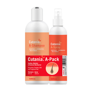 Cutania Aller Duo Soothing Hydrating & Restoring Shampoo & Spray - Shampoos 1