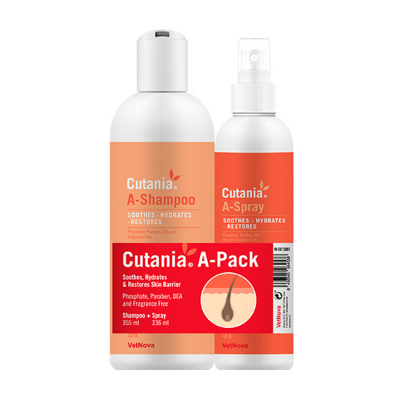 Cutania Aller Duo Soothing Hydrating & Restoring Shampoo & Spray - Shampoos 1