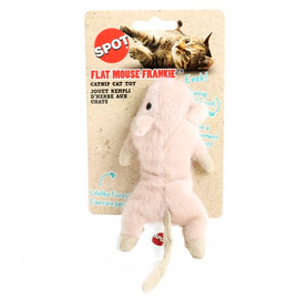 Spot Flat Mouse Frankie with Nip Catnip Toy Assorted Colors - Cat Toys 1