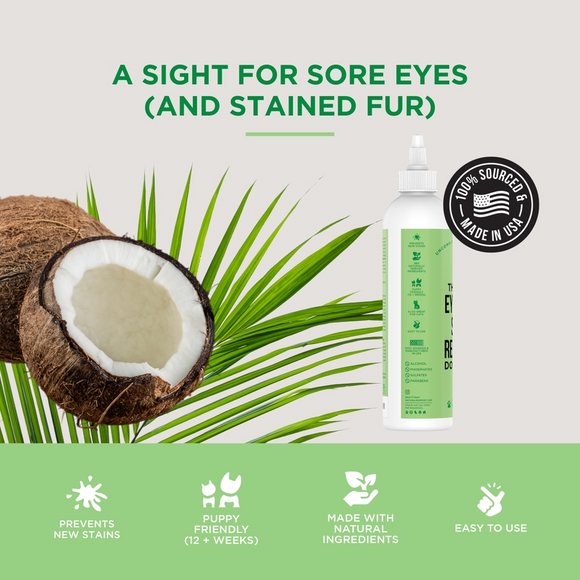 Natural Rapport The Only Eye Tear Stain Remover Dogs Need - 8-oz