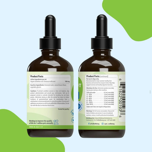 Dandelion Root Digestive & Liver Support for Dogs - Dog & Cat Digestive & Probiotics Supplements 4