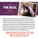 Dave’s Pet Food 95% Premium Chicken & Beef Pate Limited Ingredient Grain-Free Canned Wet Dog Food 13-oz can case of 12