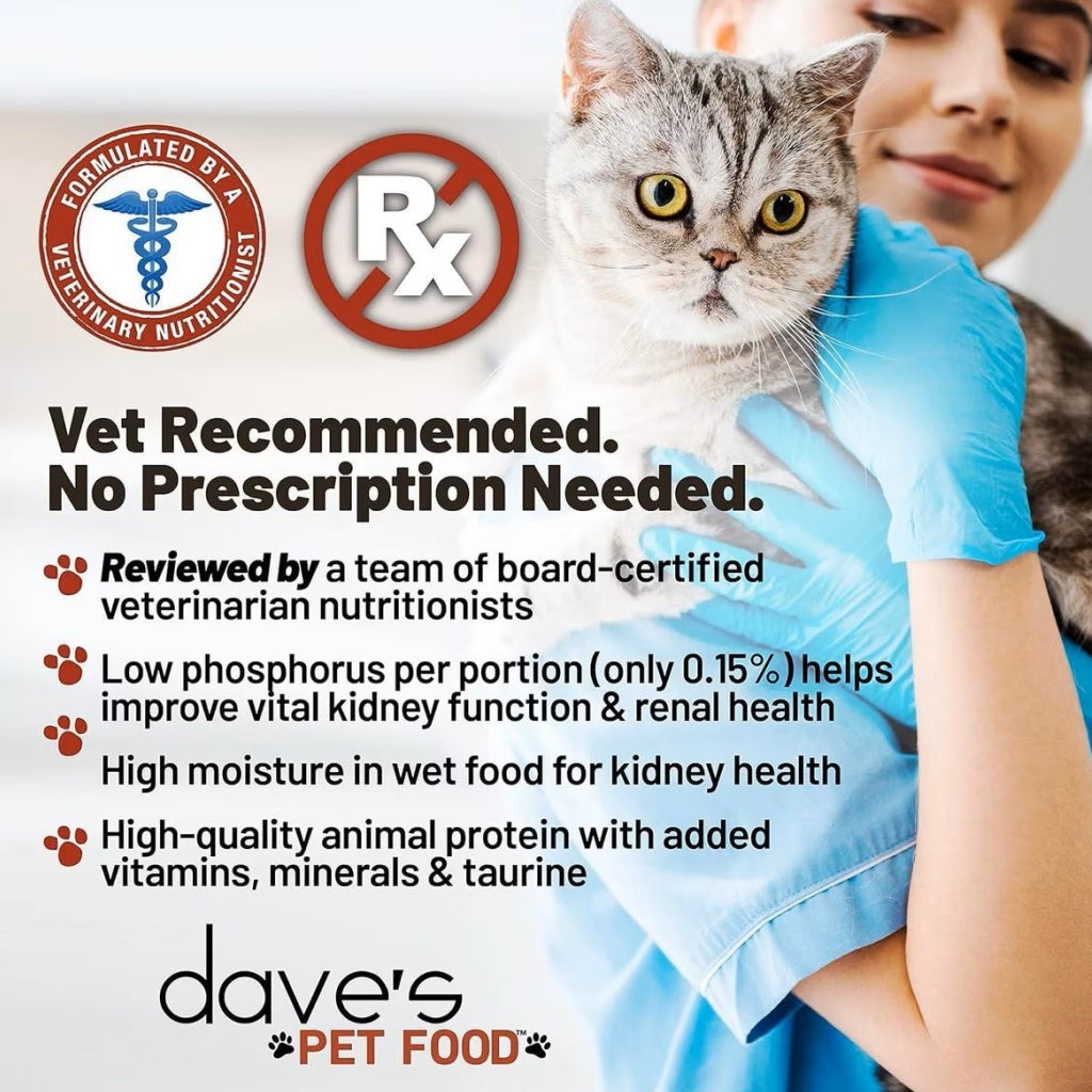 Dave's Restricted Diet Phosphorus Chicken Liver Wet Cat Food
