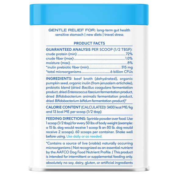 Native Pet Probiotic & Prebiotic Powder for Dogs
