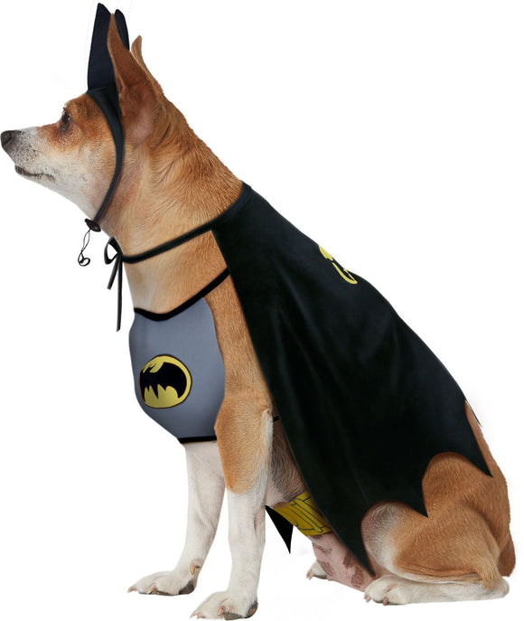 DC Comics Classic Batman Pet Costume Superheros Pet Costume.