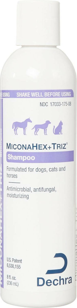 MiconaHex+Triz shampoo bottle for pets