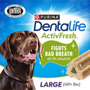 Purina DentaLife ActivFresh Daily Oral Care Large Dental Dog Treats Feature - Fights bad Breath