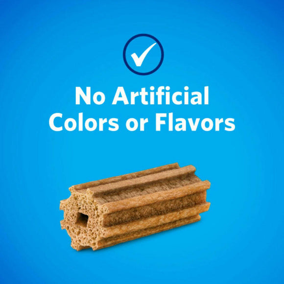 DentaLife Daily Oral Care Mini Dental Dog Treats contains no artificial colors or flavors