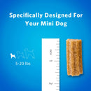 DentaLife Daily Oral Care Mini Dental Dog Treats designed for mini dogs - 5-20 lbs
