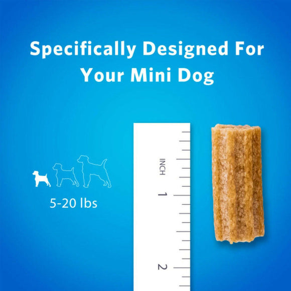 DentaLife Daily Oral Care Mini Dental Dog Treats designed for mini dogs - 5-20 lbs