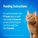 Feeding Instructions of Purina DentaLife Savory Salmon Crunchy Bites Dental Cat Treats 