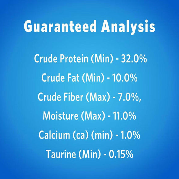 Guaranteed Analysis of Purina DentaLife Chicken Crunchy Bites Dental Cat Treats