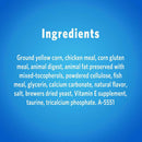 Ingredients of Purina DentaLife Chicken Crunchy Bites Dental Cat Treats