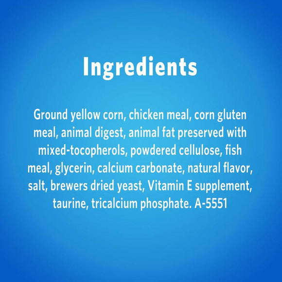 Ingredients of Purina DentaLife Chicken Crunchy Bites Dental Cat Treats