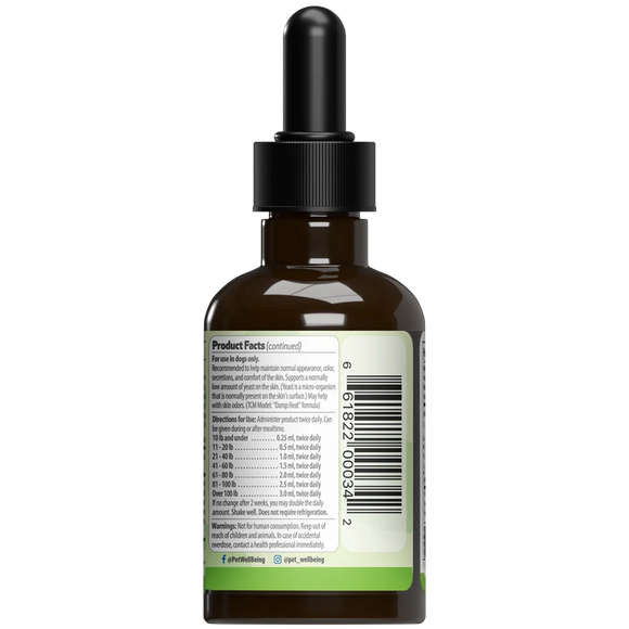 Derma Support Gold for Dogs Healthy Coat Odor & Itching (2 oz) - Dog Hot Spot & Itch Relief 3
