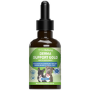 Derma Support Gold for Dogs Healthy Coat Odor & Itching (2 oz) - Dog Hot Spot & Itch Relief 1