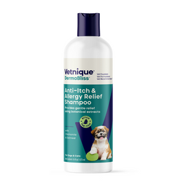 Dermabliss Advanced Vet Strength Anti-Itch & Allergy Relief Shampoo for Dogs & Cats,
