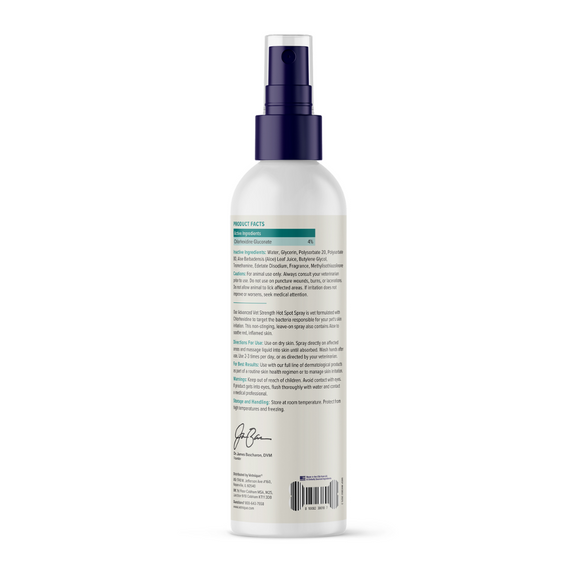 Dermabliss Advanced Vet Strength Hot Spot Spray 8 oz - Dog & Cat Hot Spot & Itch Relief 6