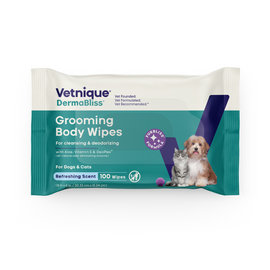 Dermabliss Grooming Wipes for Dogs & Cats 
