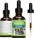 Detox Gold for Dogs - Gentle Detoxification & Elimination Support - 2 oz - Dog Supplements & Vitamins 1
