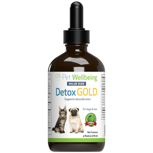 Detox Gold for Dogs - Gentle Detoxification & Elimination Support - 4 oz - Dog Supplements & Vitamins 2