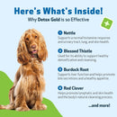 Detox Gold for Dogs - Gentle Detoxification & Elimination Support - Dog Supplements & Vitamins 7