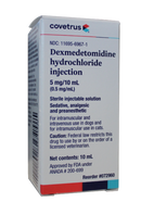 Dexmedetomidine Hydrochloride Injection for Dogs & Cats 0.5 mg/ml 10 ml (Manufacturer may vary) - Pet Medicine 2