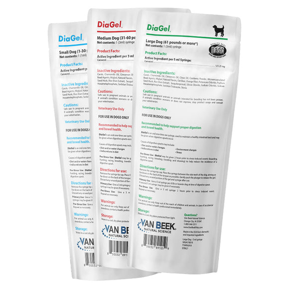 DiaGel Anti-Diarrheal Gel for Large Dogs (5 ml) - Dog Digestive & Probiotics Supplements 4