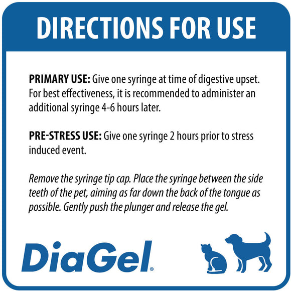 DiaGel Anti-Diarrheal Gel for Large Dogs (5 ml) - Dog Digestive & Probiotics Supplements 14