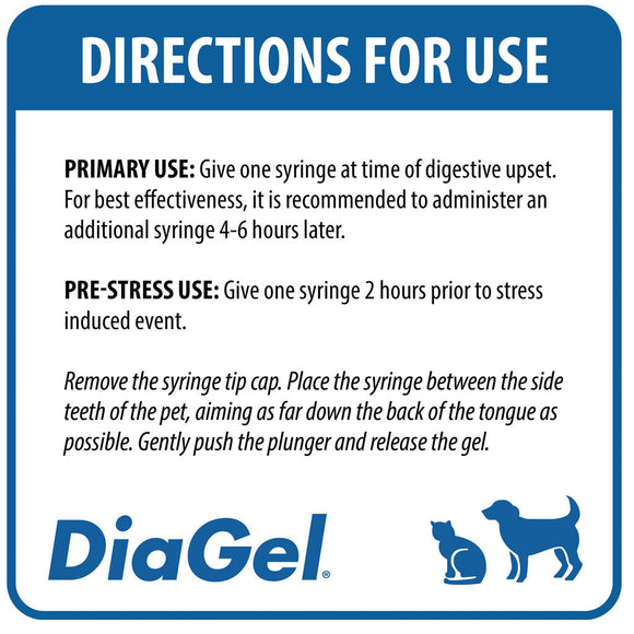 DiaGel Anti-Diarrheal Gel for Small Dogs (1 ml) - Dog Digestive & Probiotics Supplements 9