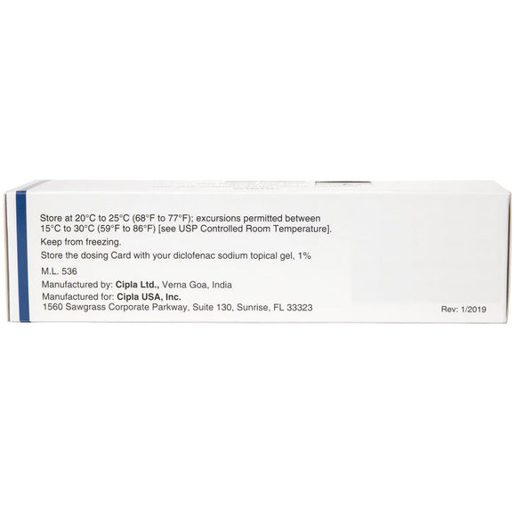 Diclofenac (Generic) Sodium Topical Gel 1% for Horses