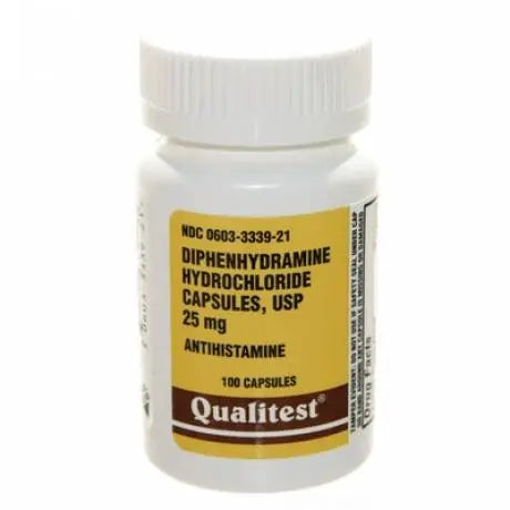 Diphenhydramine HCI Capsules (Manufacturer may vary - Online Dog Pharmacy: Supplements Vitamins and Medication 2