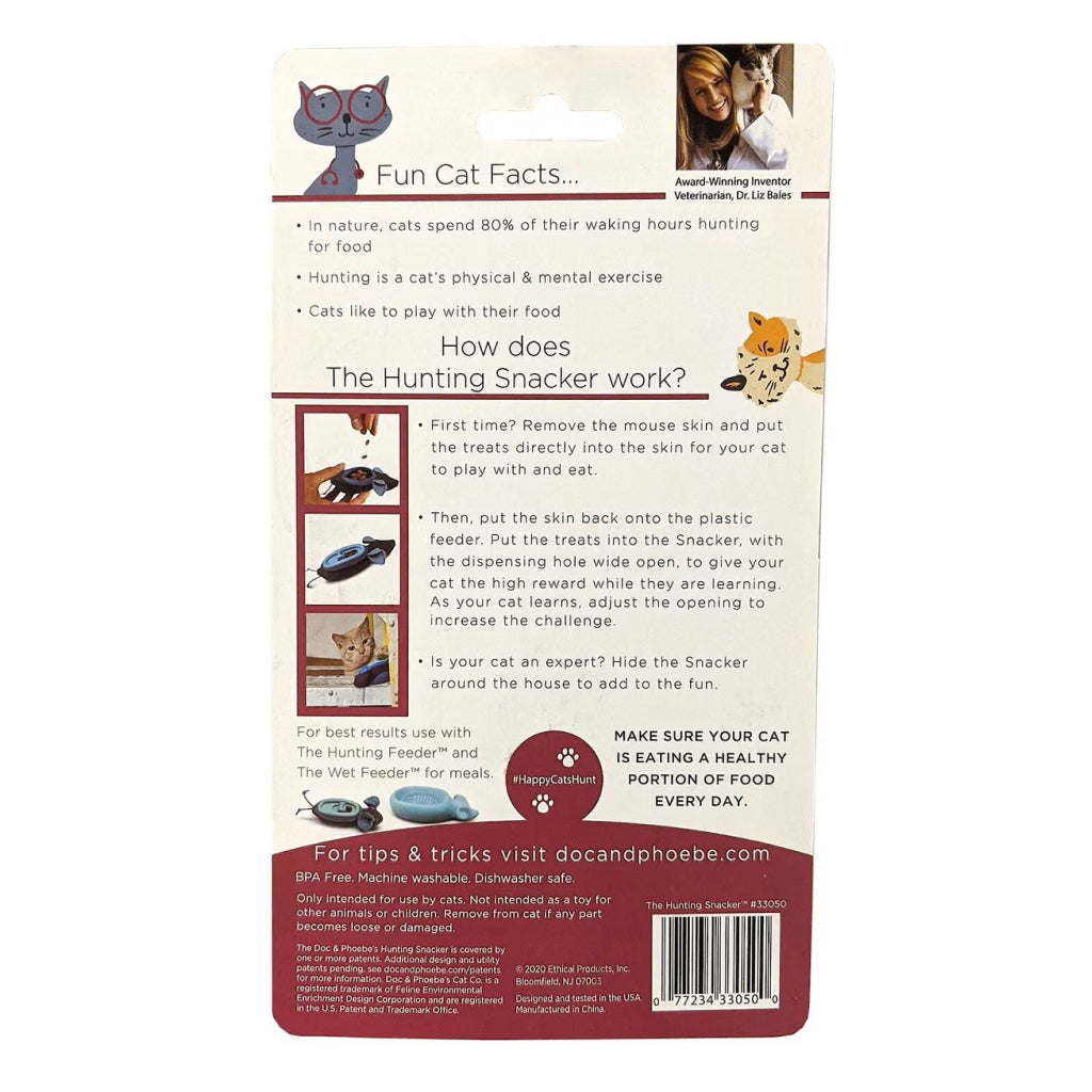 Doc & Phoebe The Hunting Snacker Feeder Toy for Cats