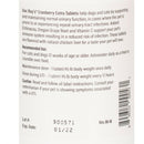 White bottle with instructions on back