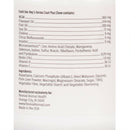 Lable with ingredients list