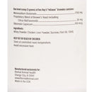 Lable with ingredients list